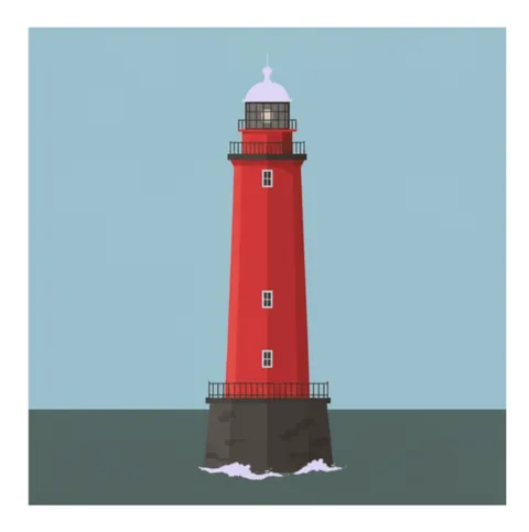 Phare rouge, symbole du coaching individuel