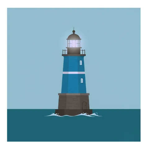 Phare bleu, symbole du coaching collectif