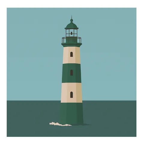 Phare vert et crème, symbole de l’animation de co-développement